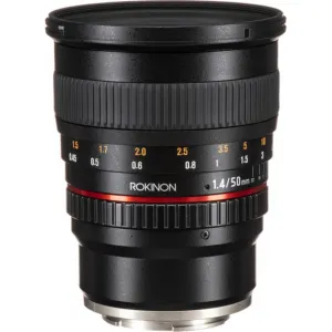 Rokinon 50mm f/1.4 AS IF UMC Lens for Sony E-Mount