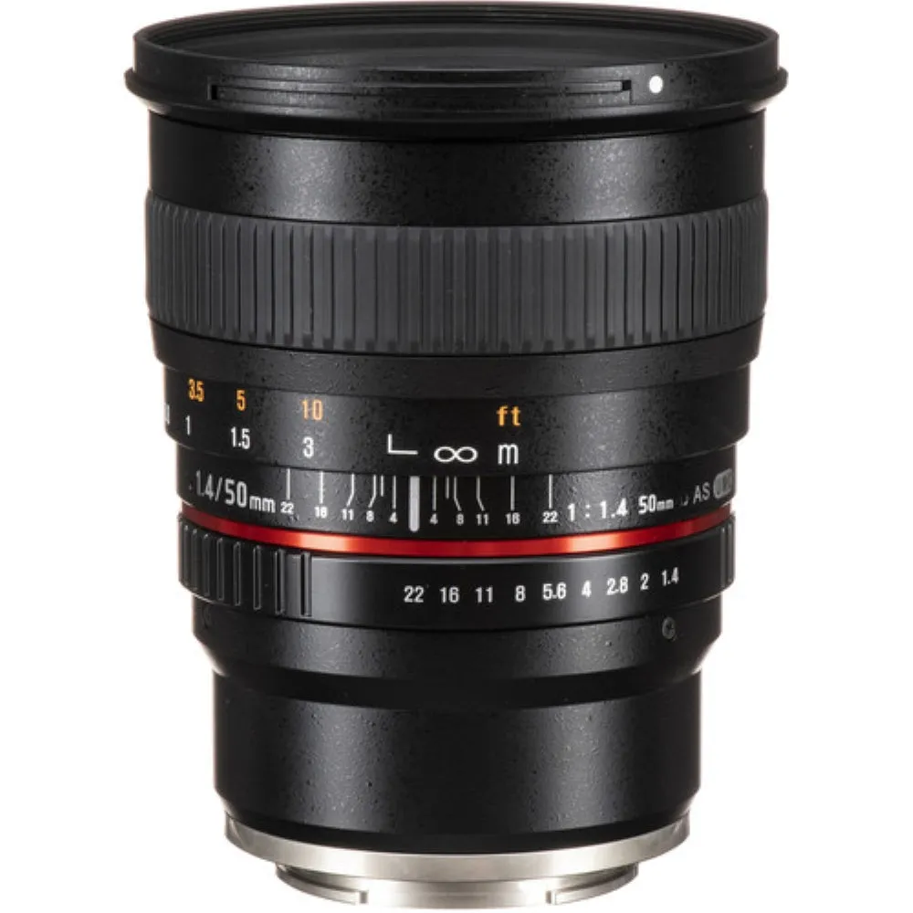 Rokinon 50mm f/1.4 AS IF UMC Lens for Sony E-Mount