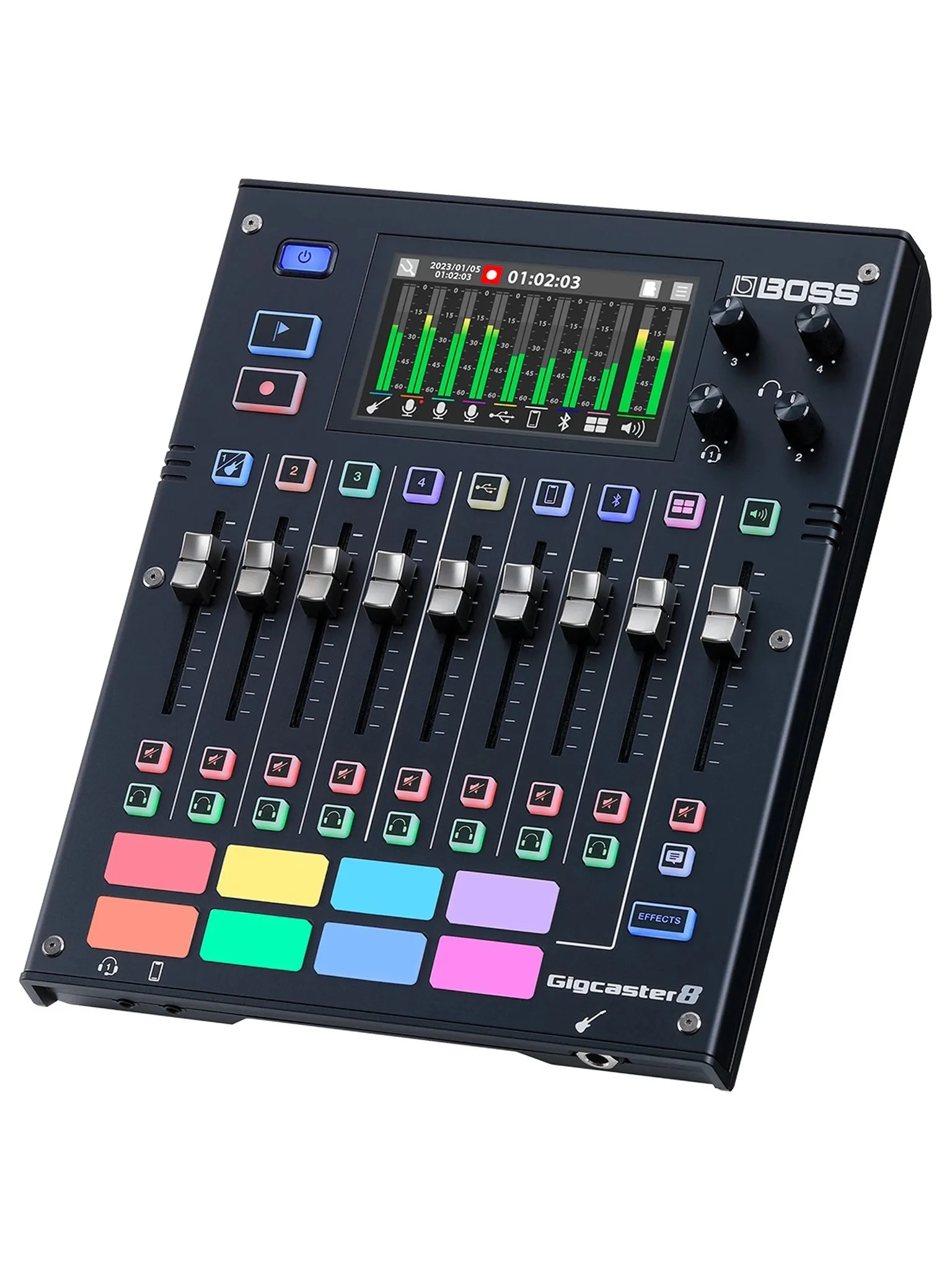 Roland GCS-8 Gigcaster 8, 8-Channel Audio Streaming Mixer