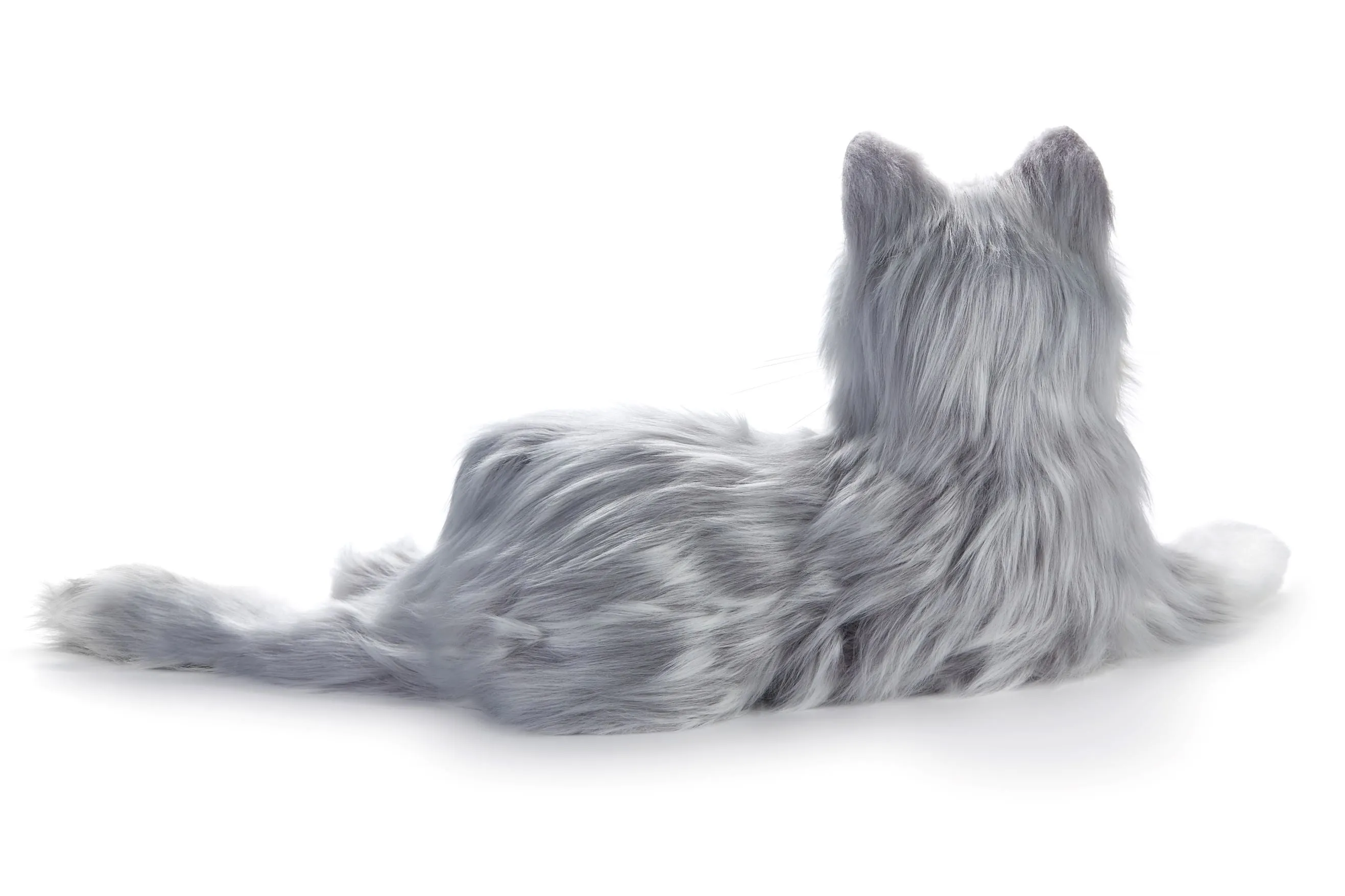 Silver tabby cat robotic companion pet - vat free