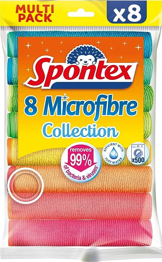 Spontex Microfibre Multi-Purpose Cloths