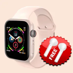 T500 Smart Watch   FREE i7 TWS Wireless Earphones