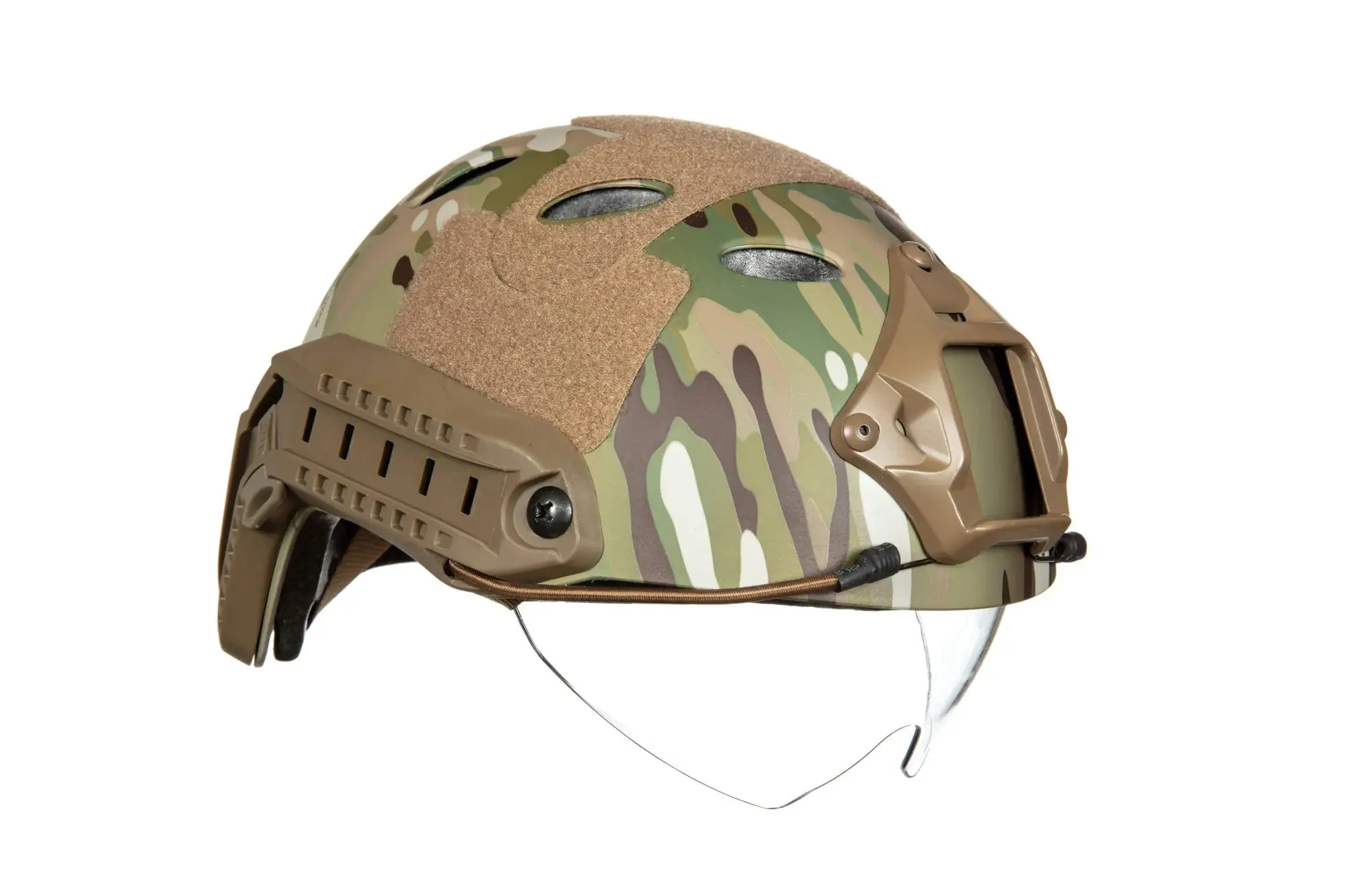 X-Shield PJ Helmet Replica With Goggles - Multicam