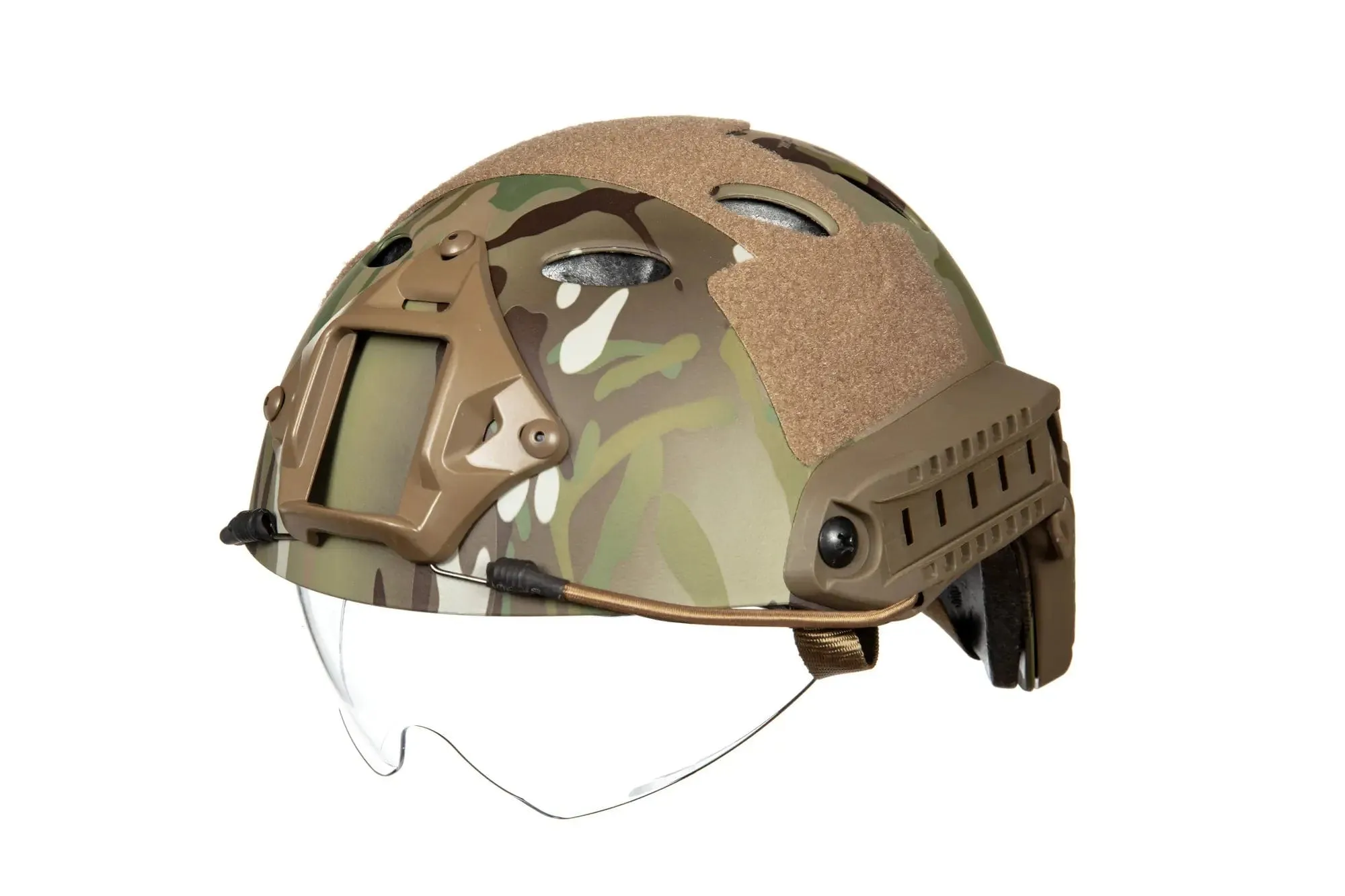 X-Shield PJ Helmet Replica With Goggles - Multicam