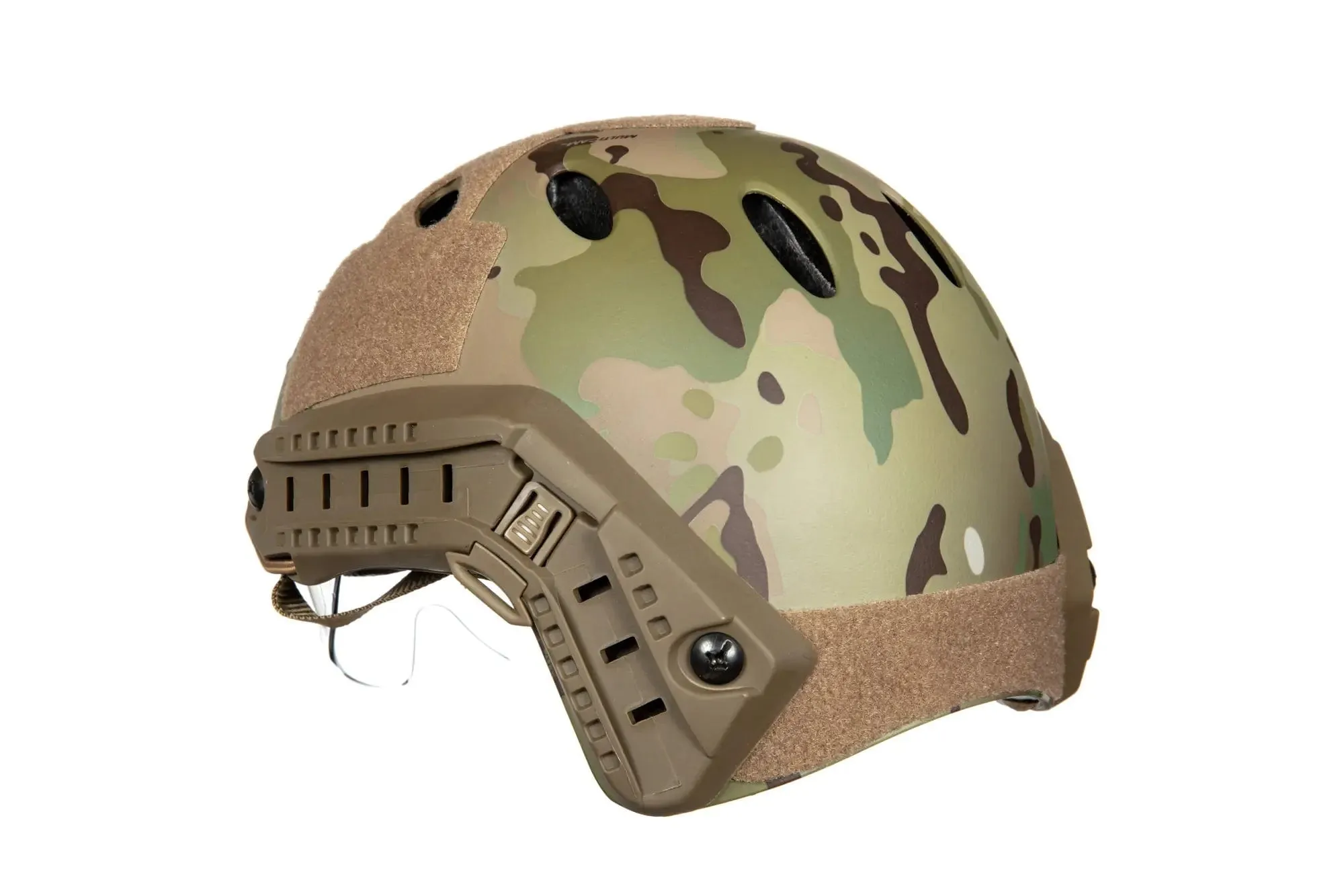 X-Shield PJ Helmet Replica With Goggles - Multicam